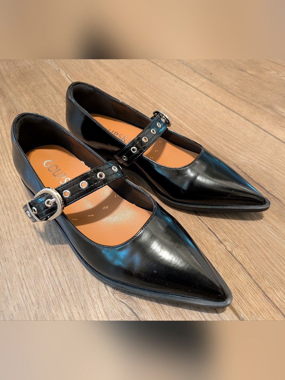 Black Patent Mary Janes 6.5